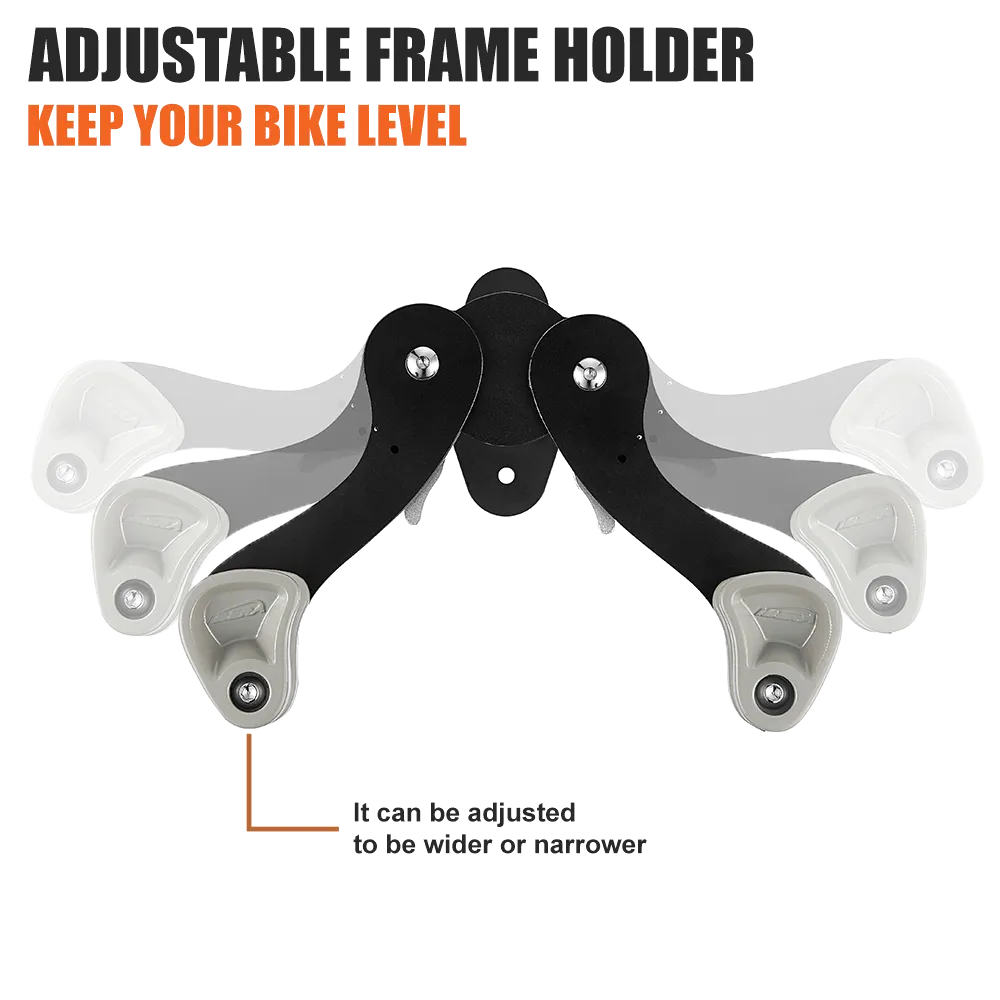 IBERA Bike Wall Mount Hanger - 45° Adjustable | IB-ST4