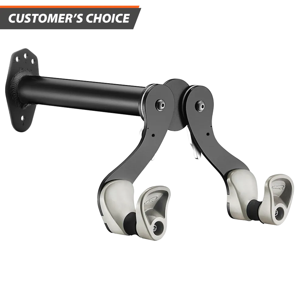 IBERA Bike Wall Mount Hanger - 45° Adjustable | IB-ST4
