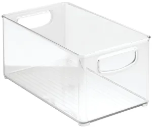 iDESIGN 64530 Stackable Kitchen Bin, Plastic, Clear, 6 in W, 5 in H, 10 in L :EA: QUANTITY: 1