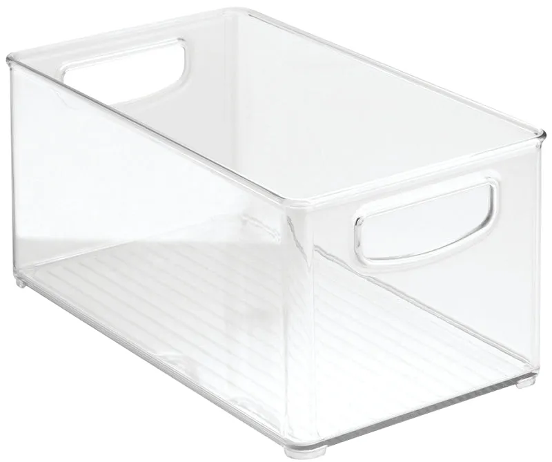 iDESIGN 64530 Stackable Kitchen Bin, Plastic, Clear, 6 in W, 5 in H, 10 in L :EA: QUANTITY: 1