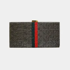 iLLASPARKZ Bling Color Block Rectangle Evening Clutch / Crossbody Bag