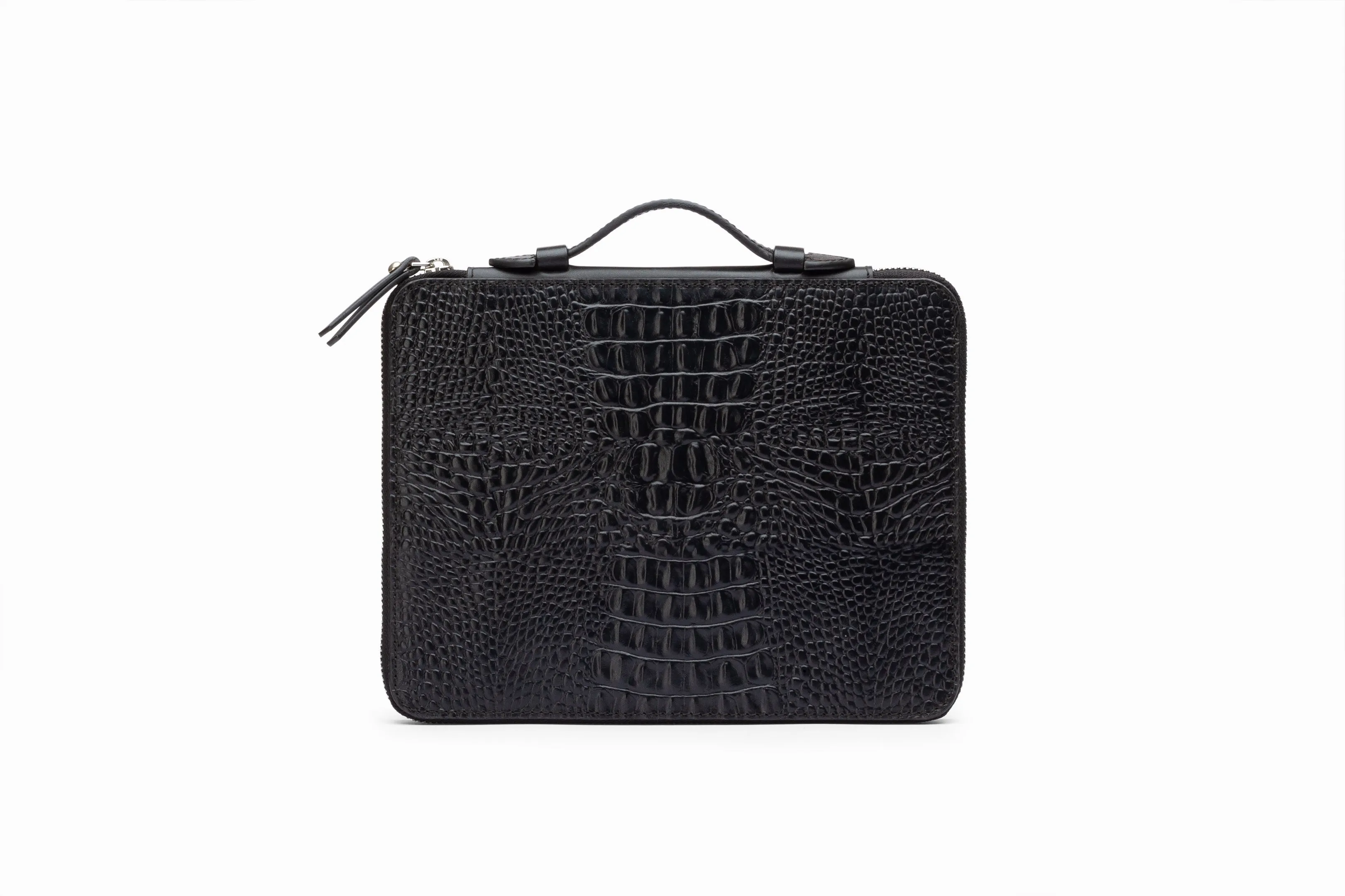 IPAD CASE CROC BLACK