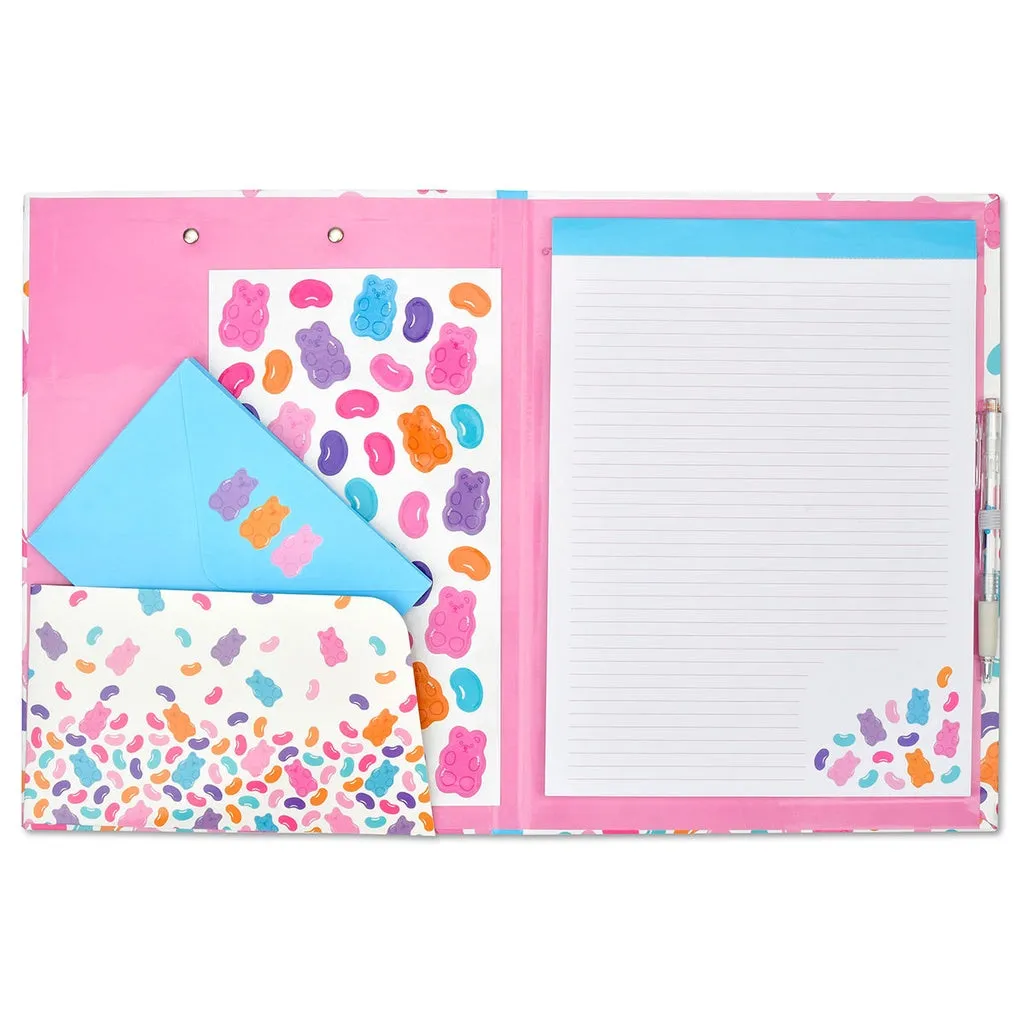 Iscream - Jelly Bears Clipboard and Stationary Set
