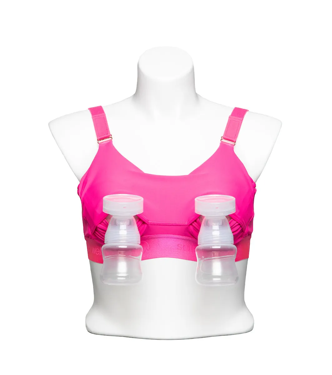 Journey Hands Free Pumping Bra | Hot Pink