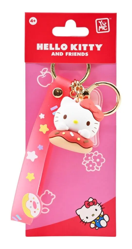 Keychain With Hand Strap Hello Kitty Donuts Hello Kitty