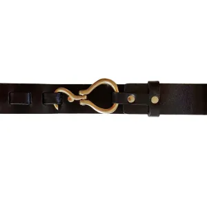 Kim White Hook Belt - Black