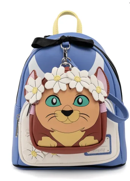 Loungefly Disney Alice In Wonderland Cosplay Mini Backpack With Detachable Mini Wristlet