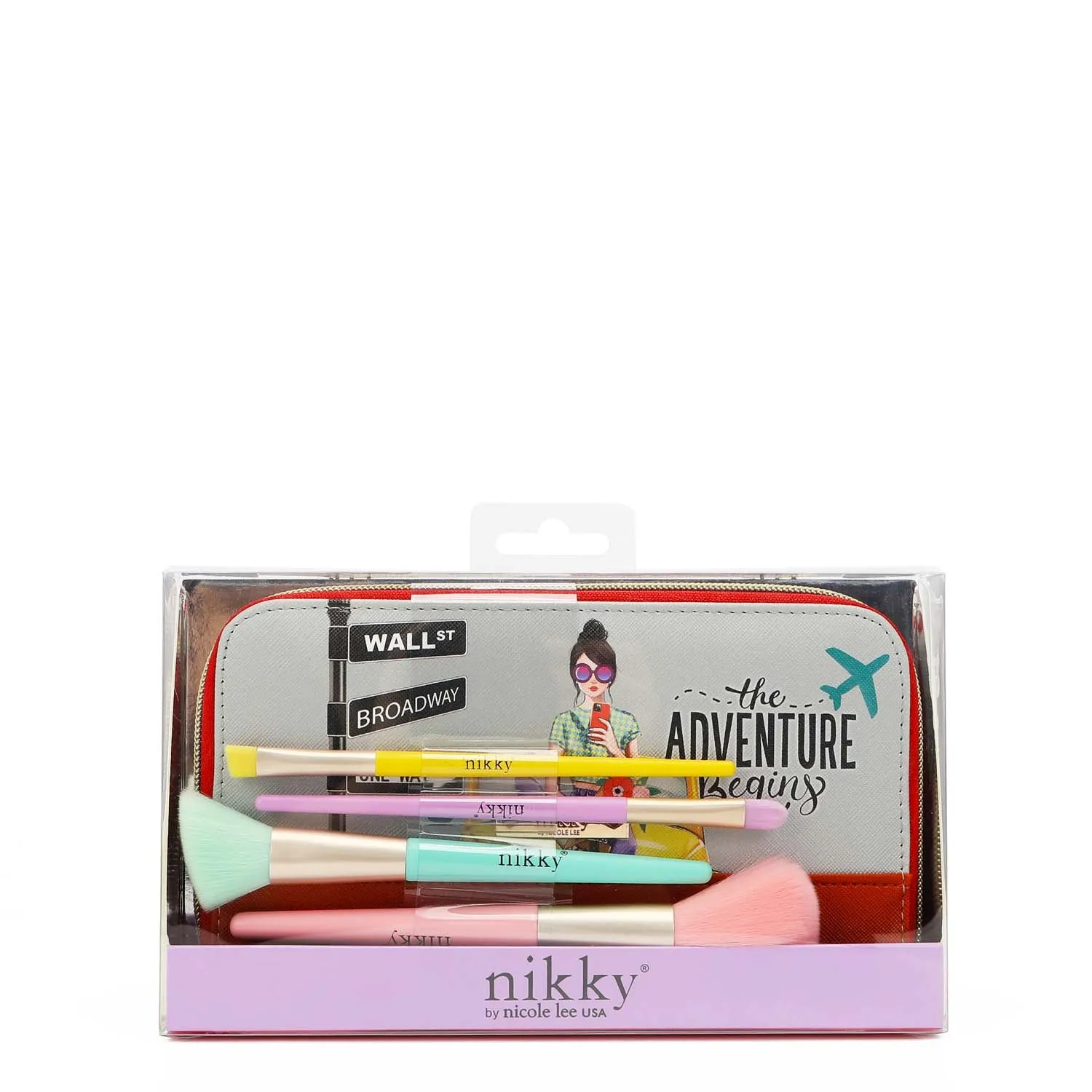 MAKEUP BRUSH SET WITH POUCH