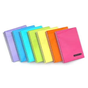 Maruman Sept Color Notebook A5 80 Sheet Pink