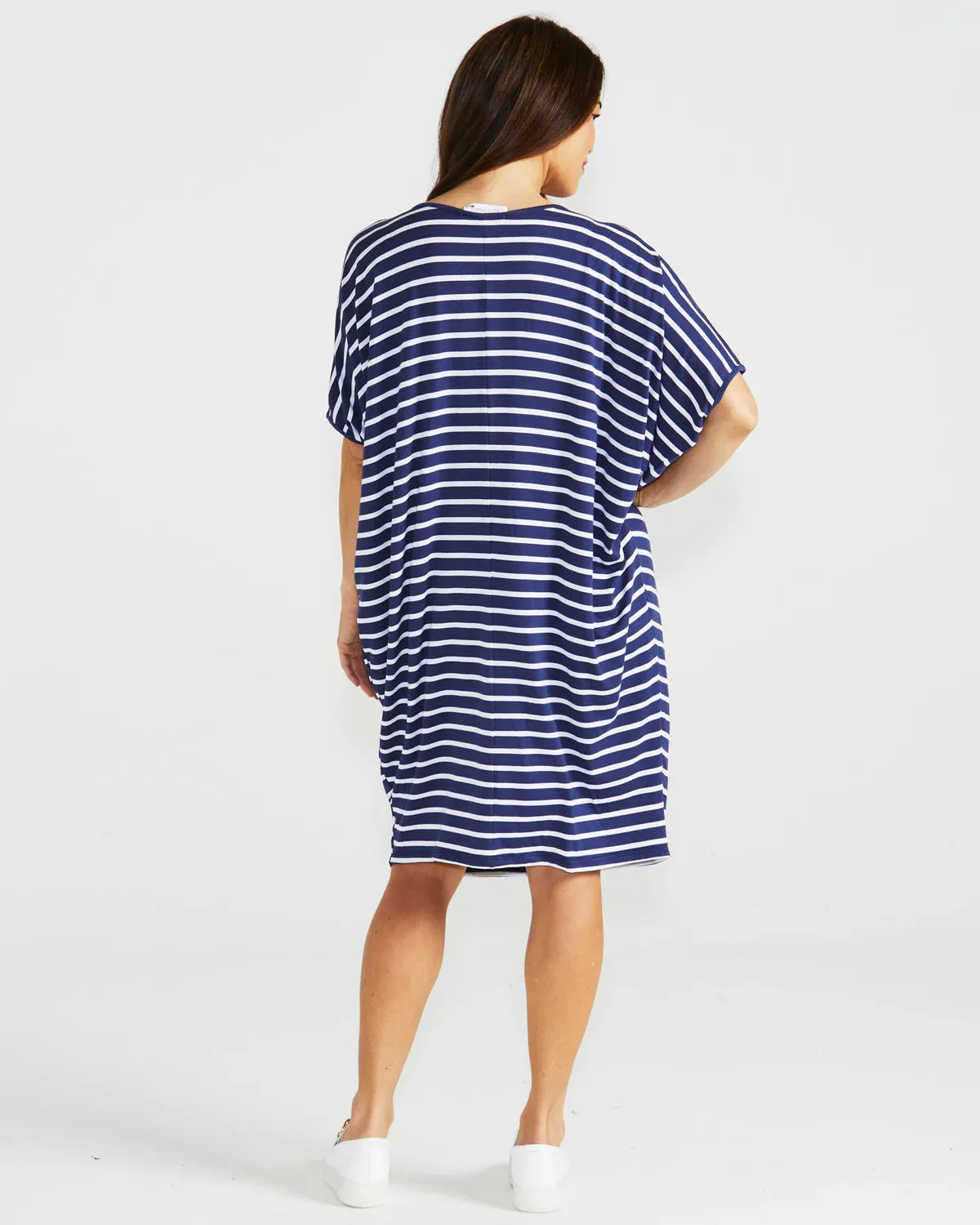 MAUI DRESS - Parisian Stripe