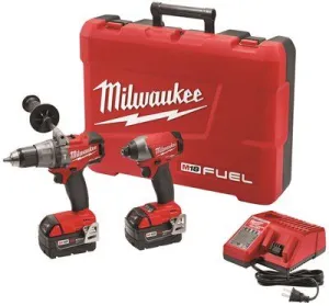 Milwaukee M18 Fuel 1/2 In. Hammer Drill And 1/4 In. Impact Driver Kit