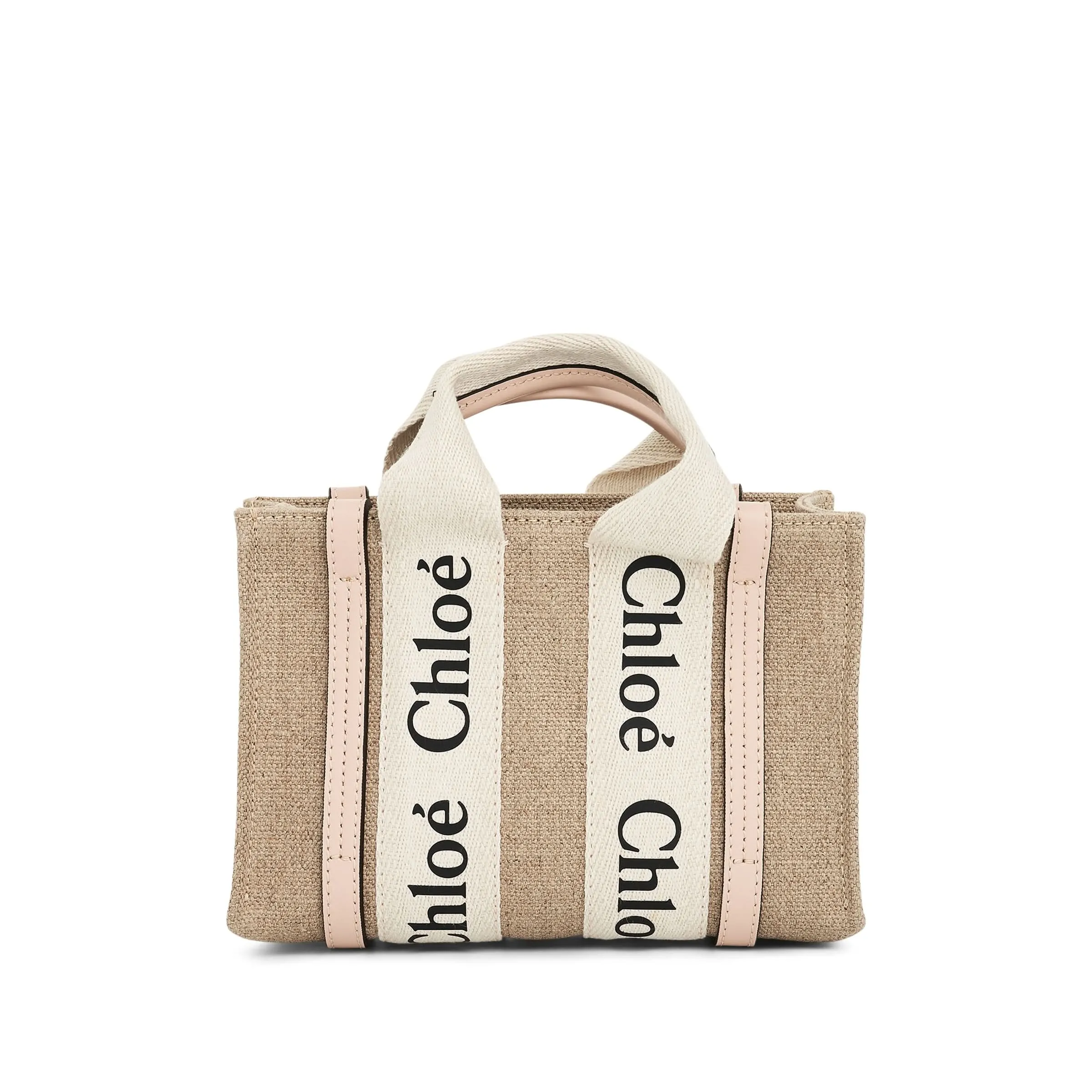 Mini Woody Tote Bag in Cement Pink