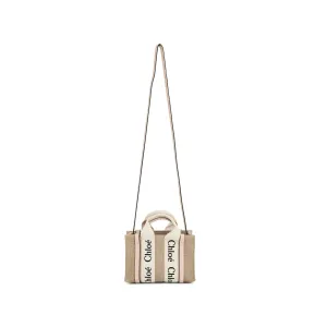 Mini Woody Tote Bag in Cement Pink
