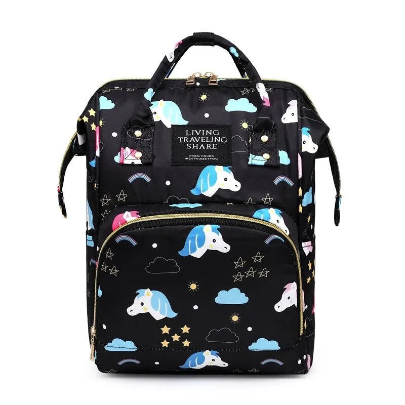 Mommy Multi-Function Baby Care Waterproof Backpack