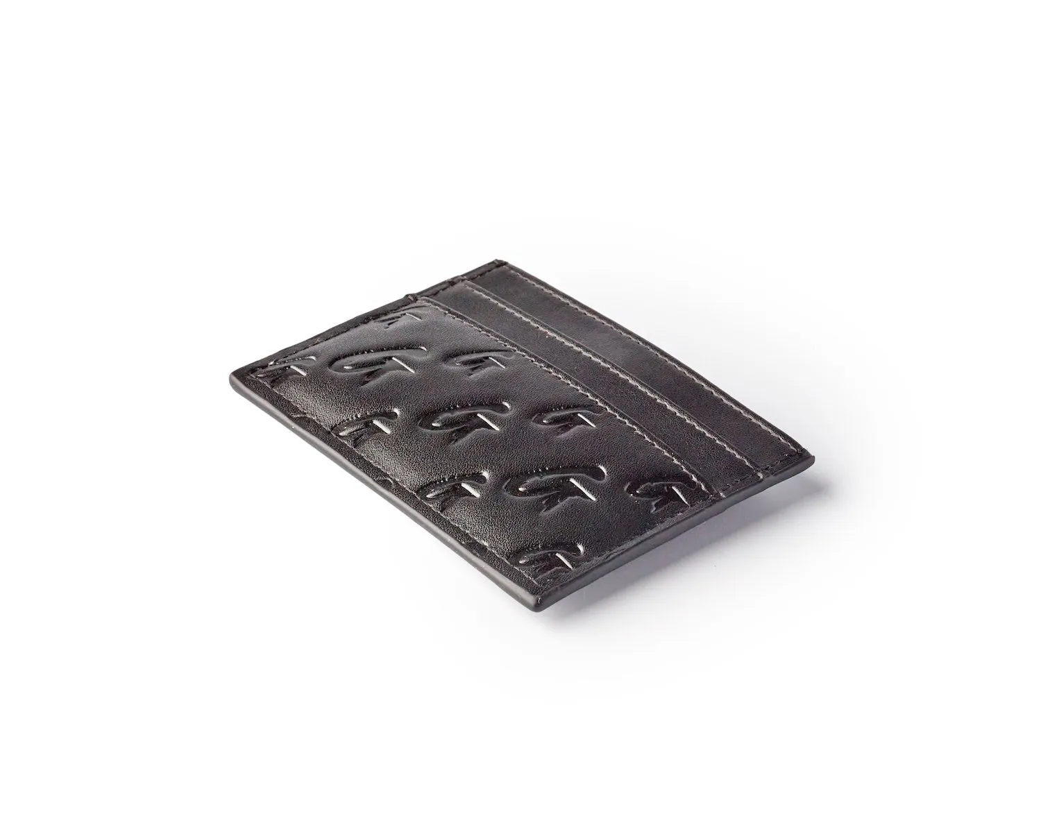 MONOGRAM CARD HOLDER MATTE BLACK