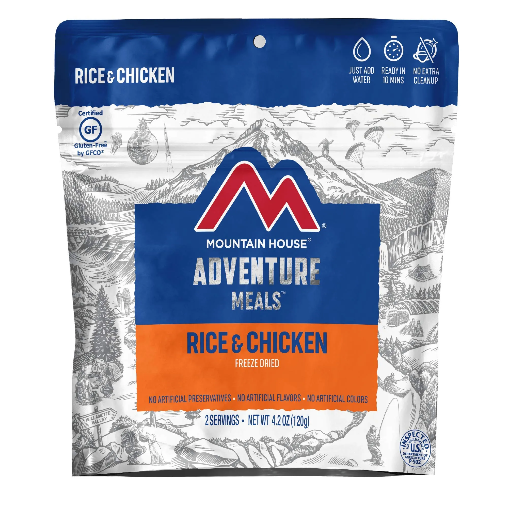 Mountain House - Rice and Chicken Pouch - 6 Pack
