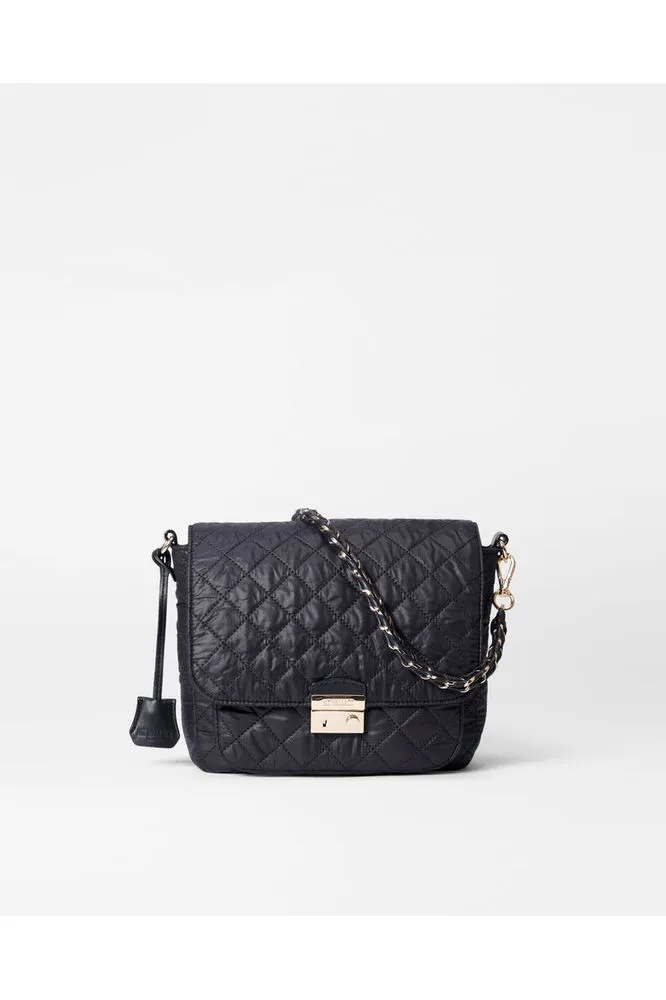 MZ Wallace Crosby Lock Medium Crossbody 1549C1590 | Black
