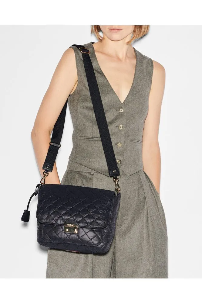 MZ Wallace Crosby Lock Medium Crossbody 1549C1590 | Black