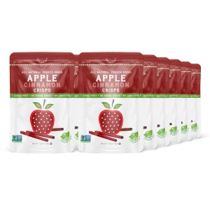 Nature’s Turn Freeze-Dried Fruit Snacks, Apple Cinnamon Crisps - Pack of 12 (0.53 oz Each)