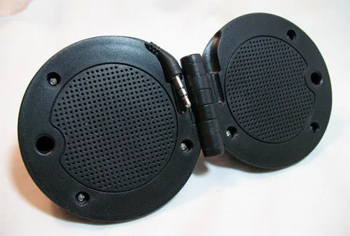 NEW Portable Dual Round BALL SPEAKER SPEAKERS System MP3 Music Player Cell Cellphone Smartphone