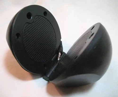 NEW Portable Dual Round BALL SPEAKER SPEAKERS System MP3 Music Player Cell Cellphone Smartphone