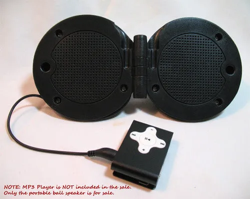 NEW Portable Dual Round BALL SPEAKER SPEAKERS System MP3 Music Player Cell Cellphone Smartphone