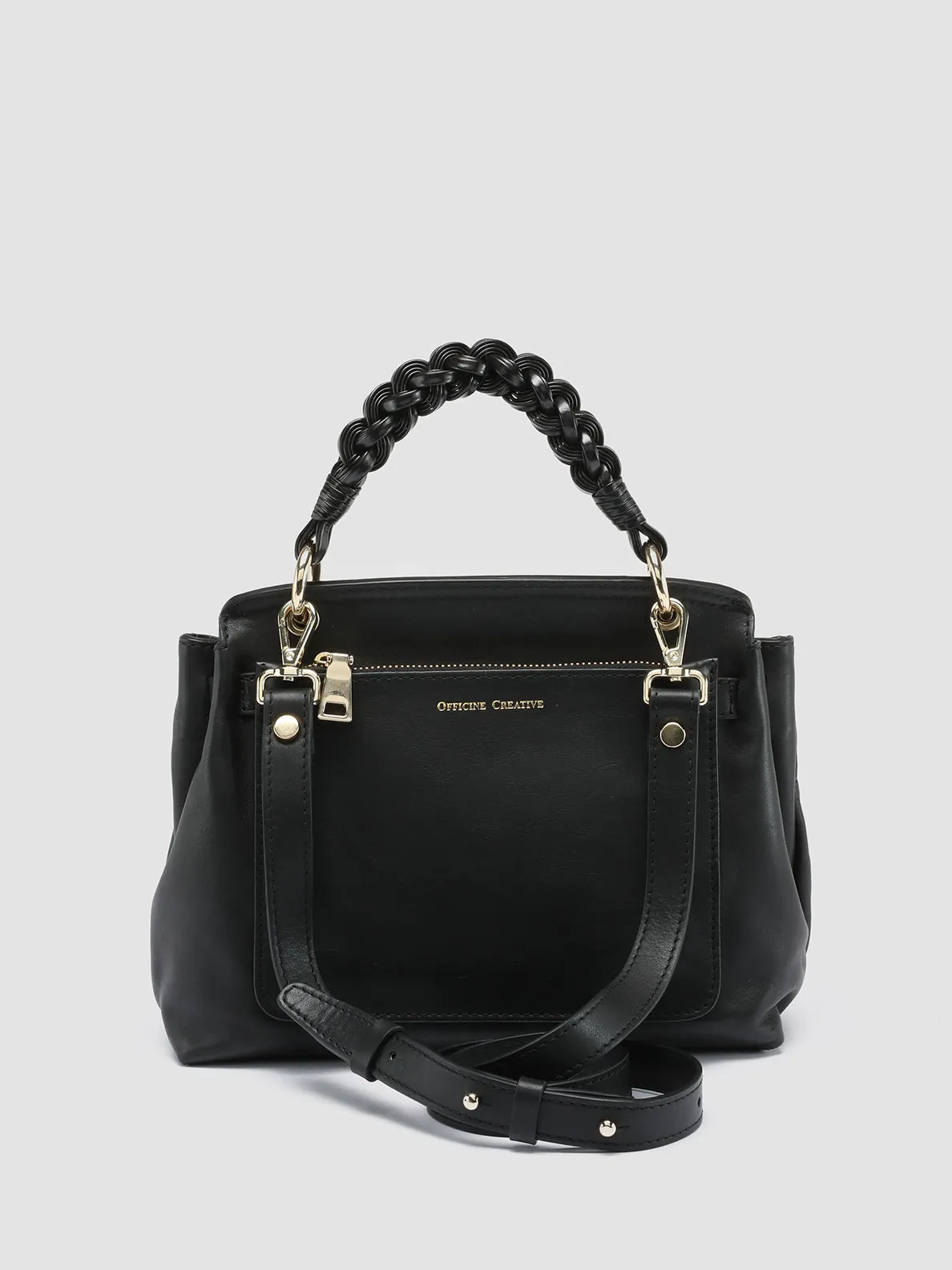 NOLITA WOVEN 201 - Black Nappa Leather Hand bag