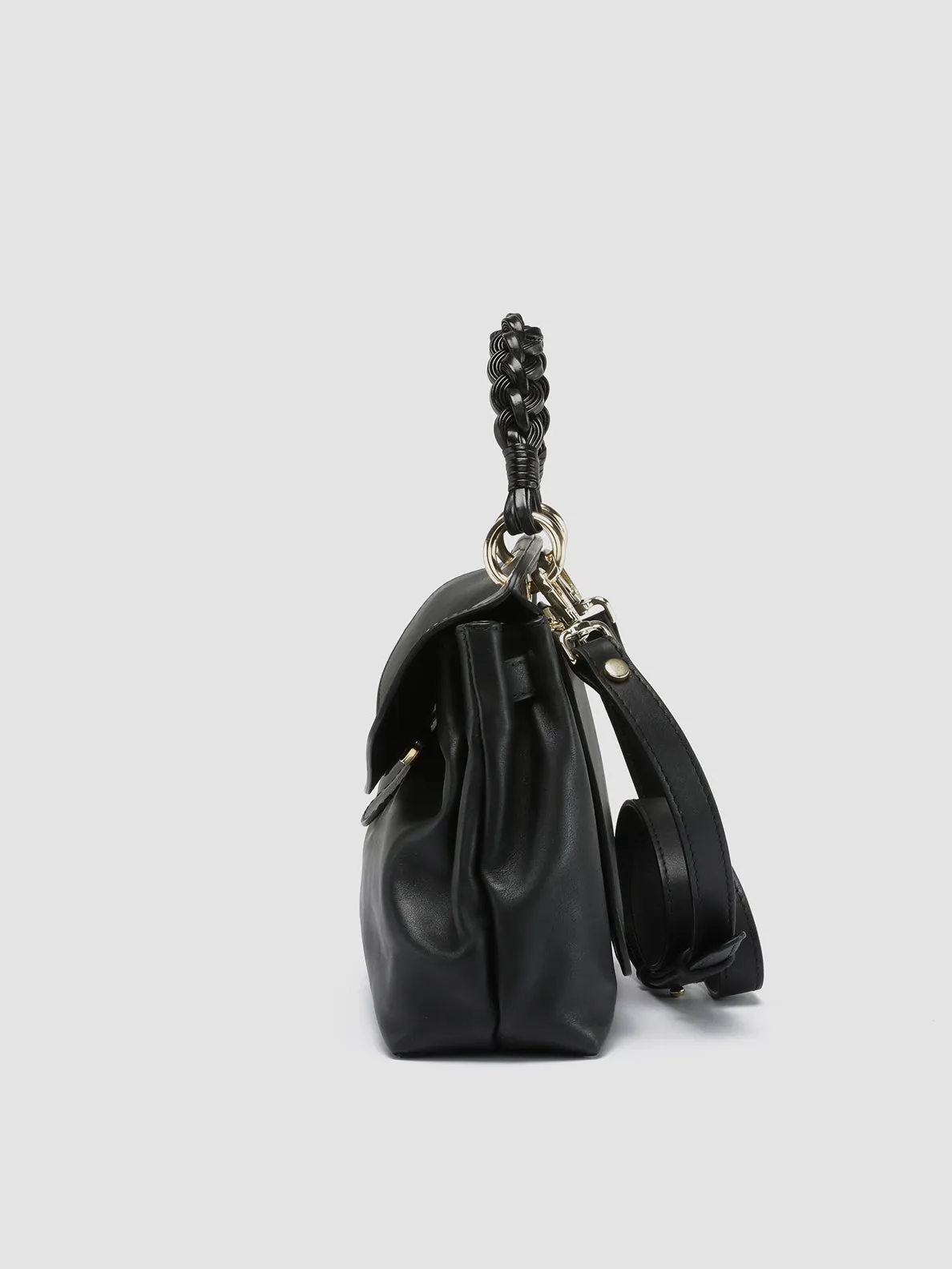 NOLITA WOVEN 201 - Black Nappa Leather Hand bag