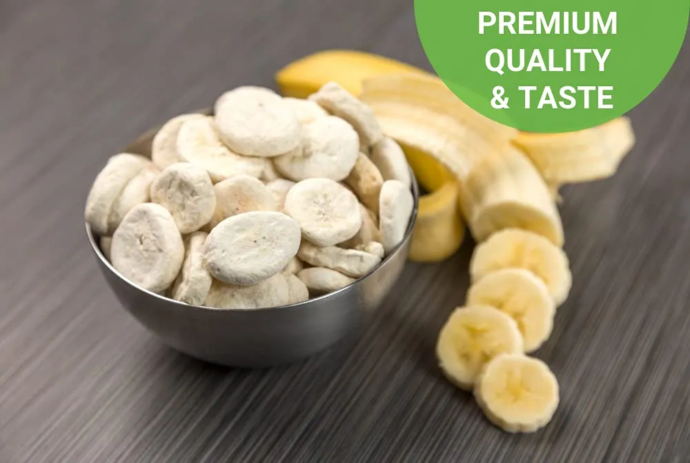 Nutristore Freeze-Dried Bananas #10 Can - 20 Servings