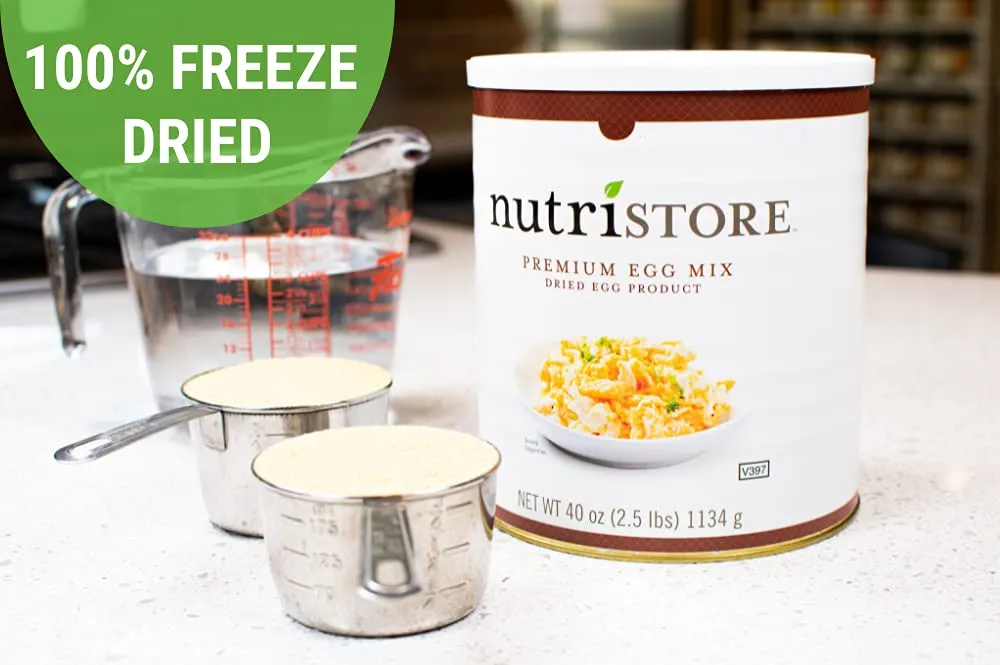 Nutristore Freeze-Dried Egg Crystals #10 Can - 103 Servings