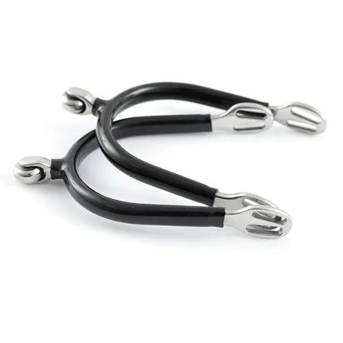 Premier Equine Rubber Covered Roller Ball Spurs