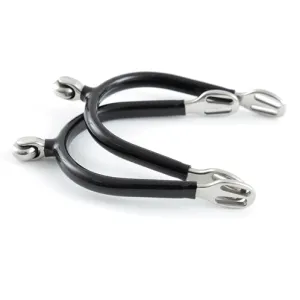 Premier Equine Rubber Covered Roller Ball Spurs