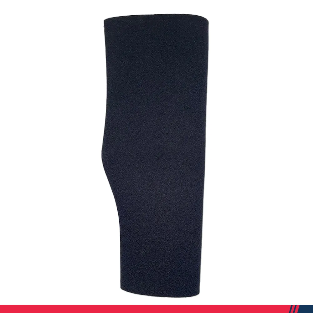 Prosthetic Suspension Sleeve. Airtight seams. 1/8-inch  2-sided nylon. 1-part design, allows for knee flexion range of motion.