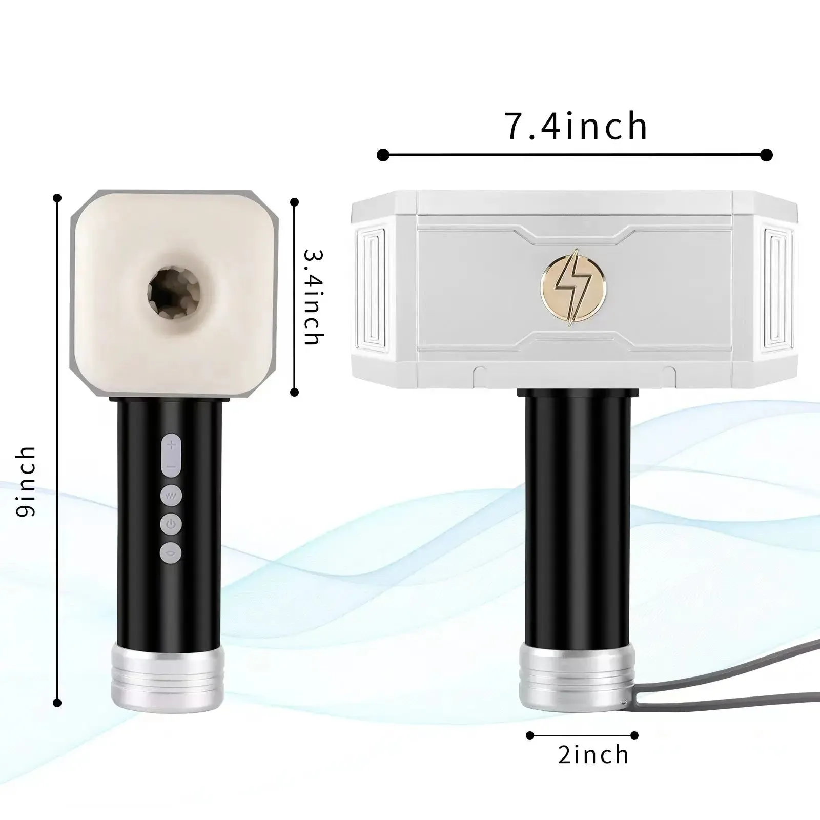 Quusvik-Hammer Male Masturbator - Automatic Telescopic Vibrating Device