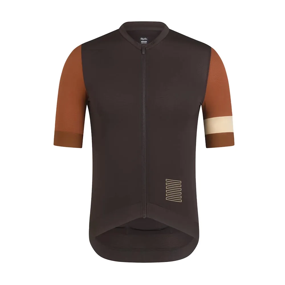 RAPHA Pro Team Training Jersey - ETS Black/ Rust Brown