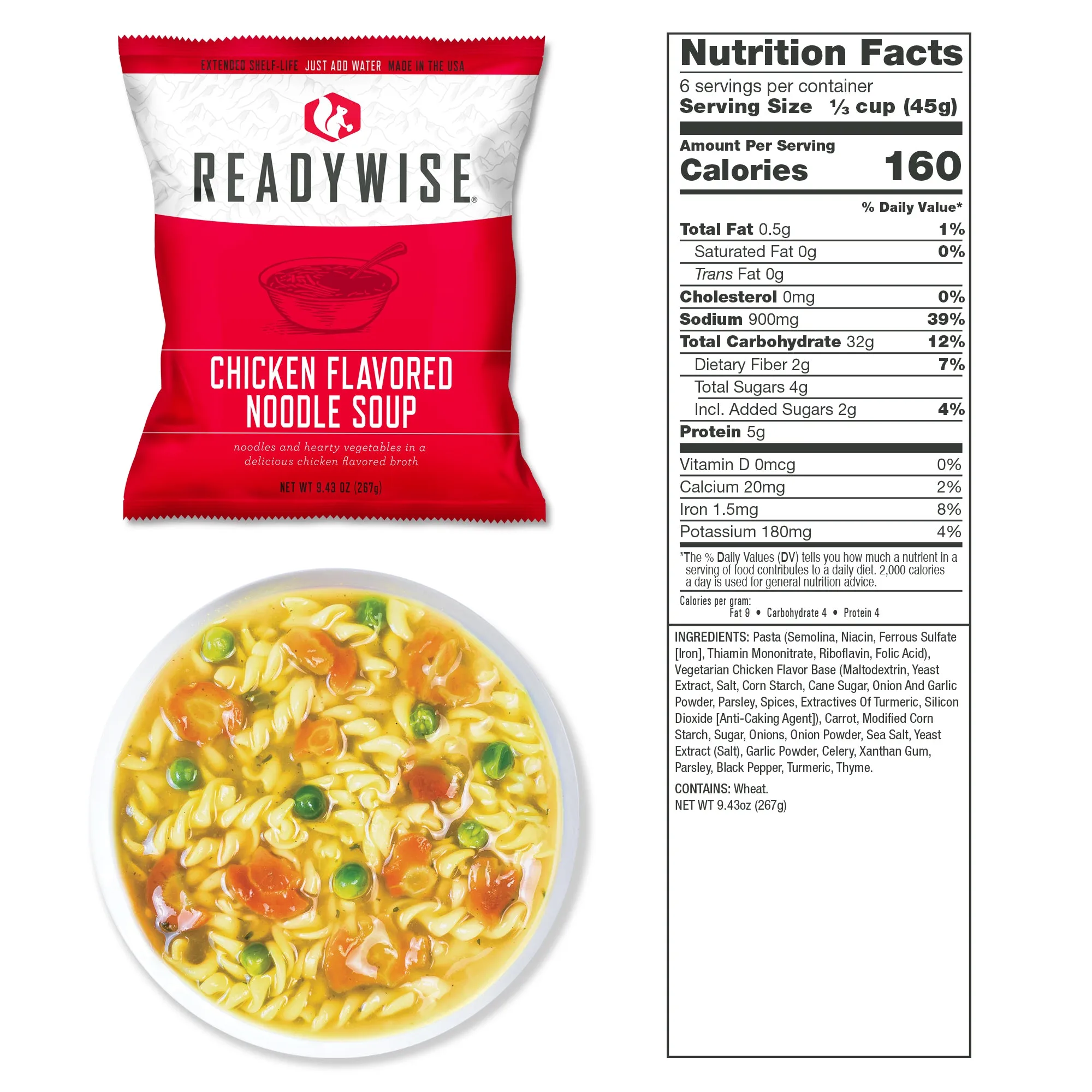 ReadyWise - 360 Serving Package - (3 buckets) 2 Entrée and 1 Breakfast