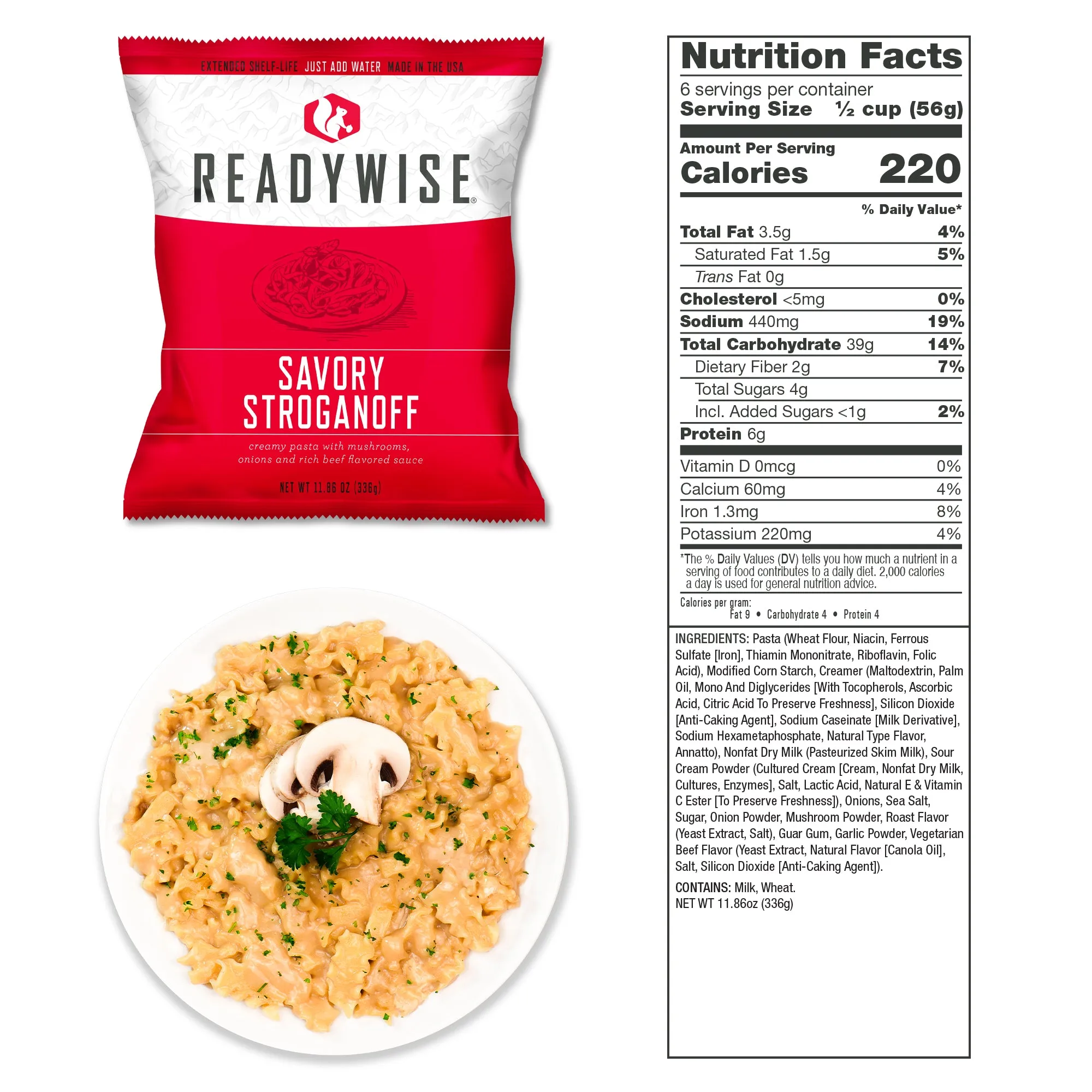 ReadyWise - 360 Serving Package - (3 buckets) 2 Entrée and 1 Breakfast