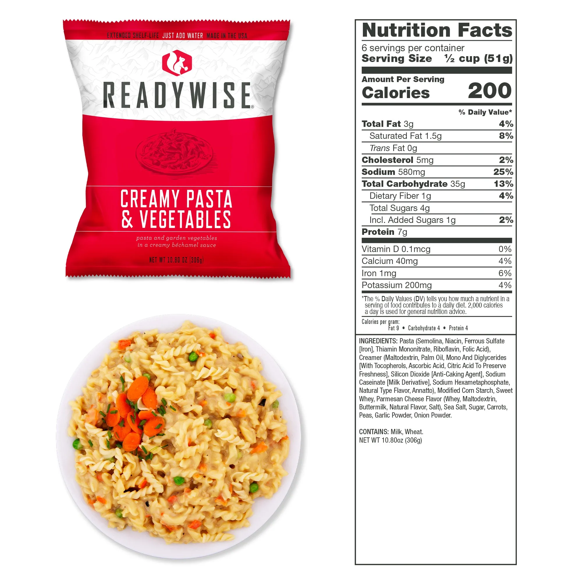 ReadyWise - 360 Serving Package - (3 buckets) 2 Entrée and 1 Breakfast