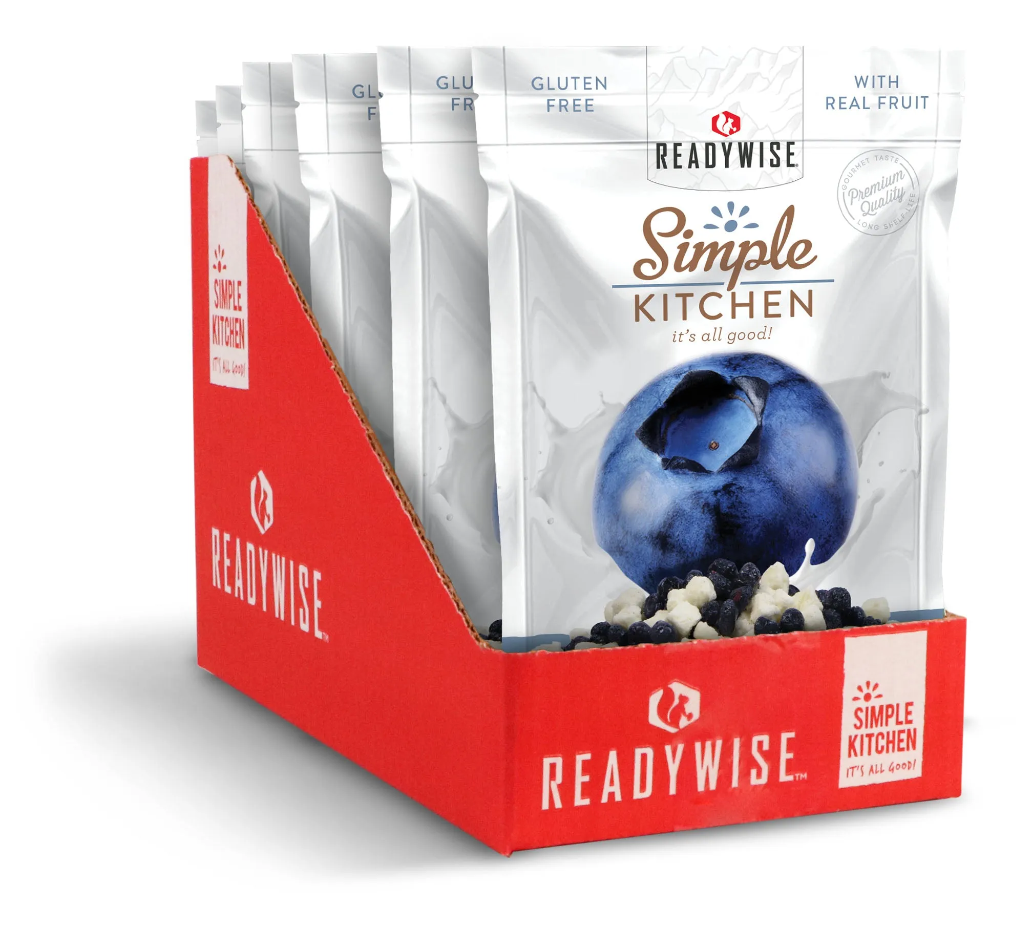 ReadyWise - Simple Kitchen Blueberries & Yogurt - 6 Pack