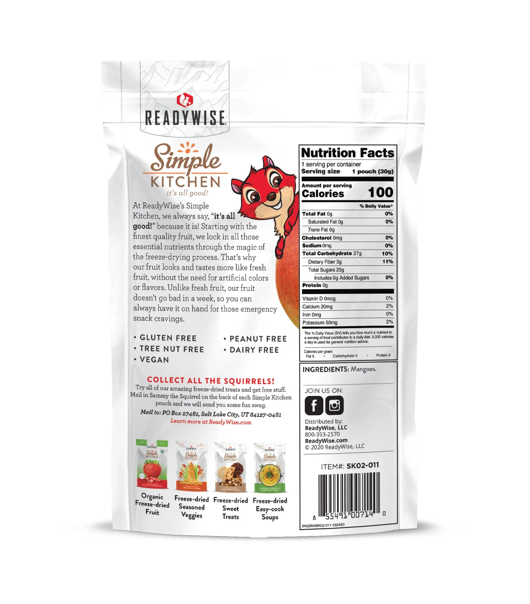 ReadyWise - Simple Kitchen Mango - 6 Pack
