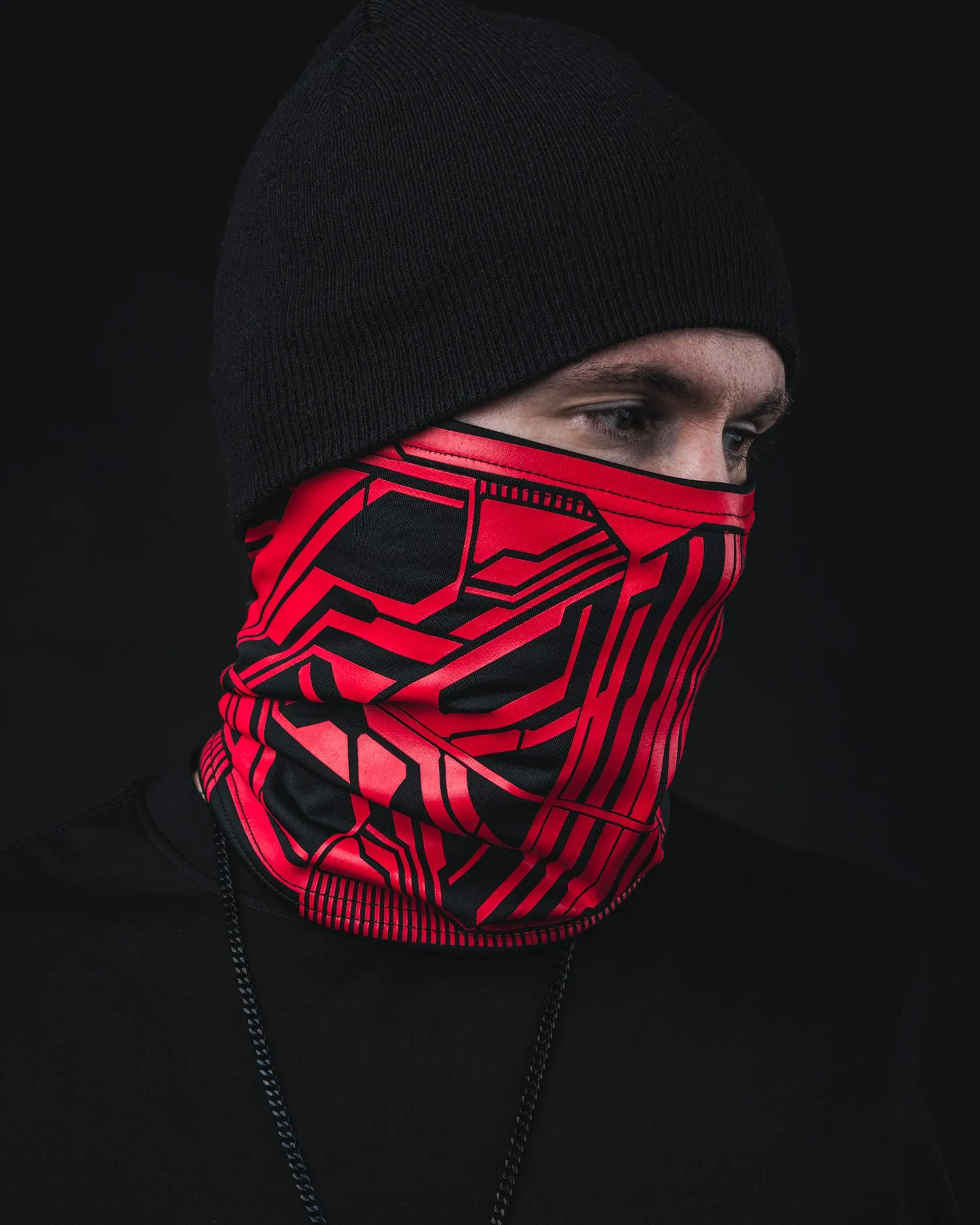 RED QUANTUM FACEMASK