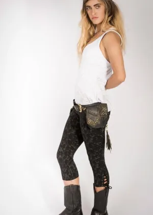 Reptile Big Leather Pouch