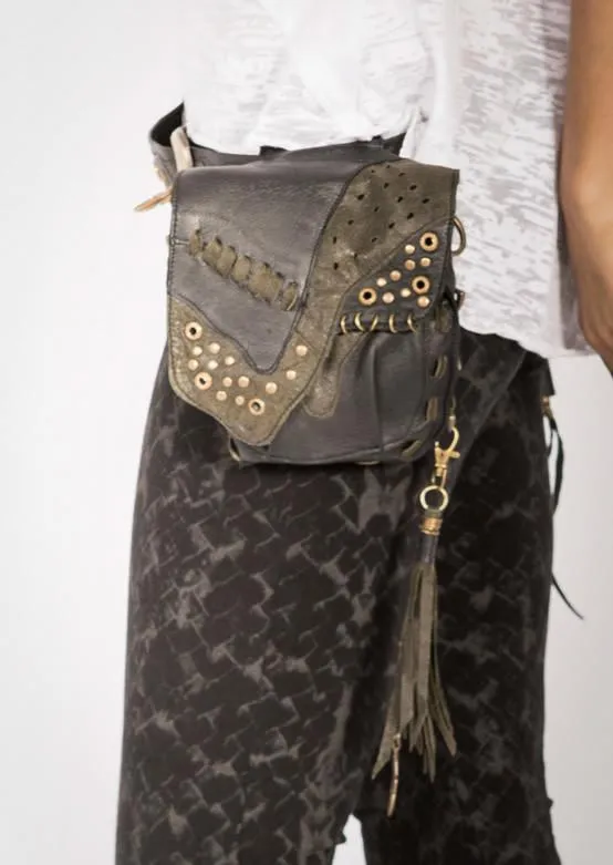 Reptile Big Leather Pouch
