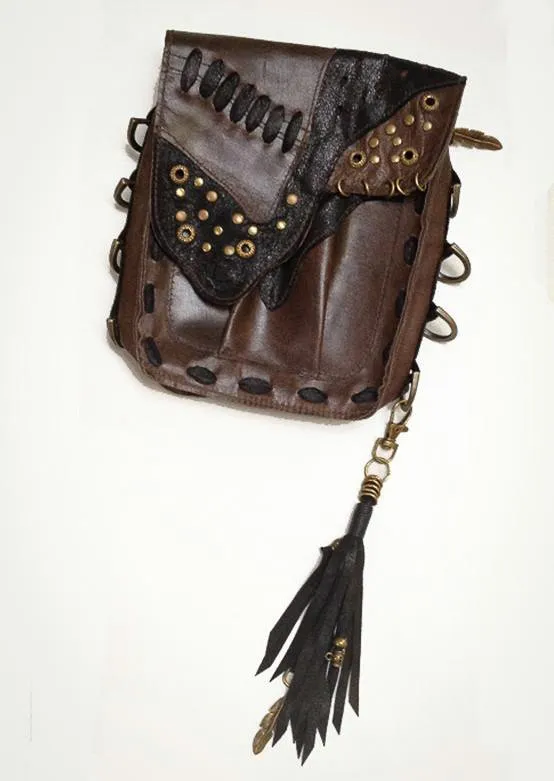 Reptile Big Leather Pouch