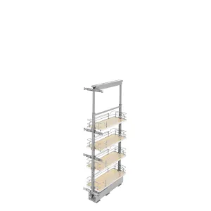 Rev-A-Shelf / 5343-08-MP / Adjustable Solid Surface Pantry System for Tall Pantry Cabinets