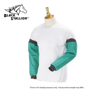 Revco F9-218S 18" Green 9 oz. Elastic Cuff Band FR Cotton Sleeves (1 Pair)