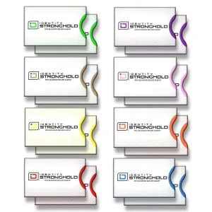 RFID Blocking Honeycomb Design Credit Card Sleeves - 16 Pack