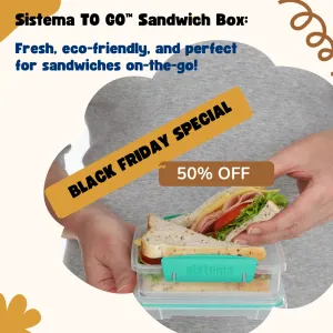 Sistema TO GO™ Sandwich Box Food Container 450ml