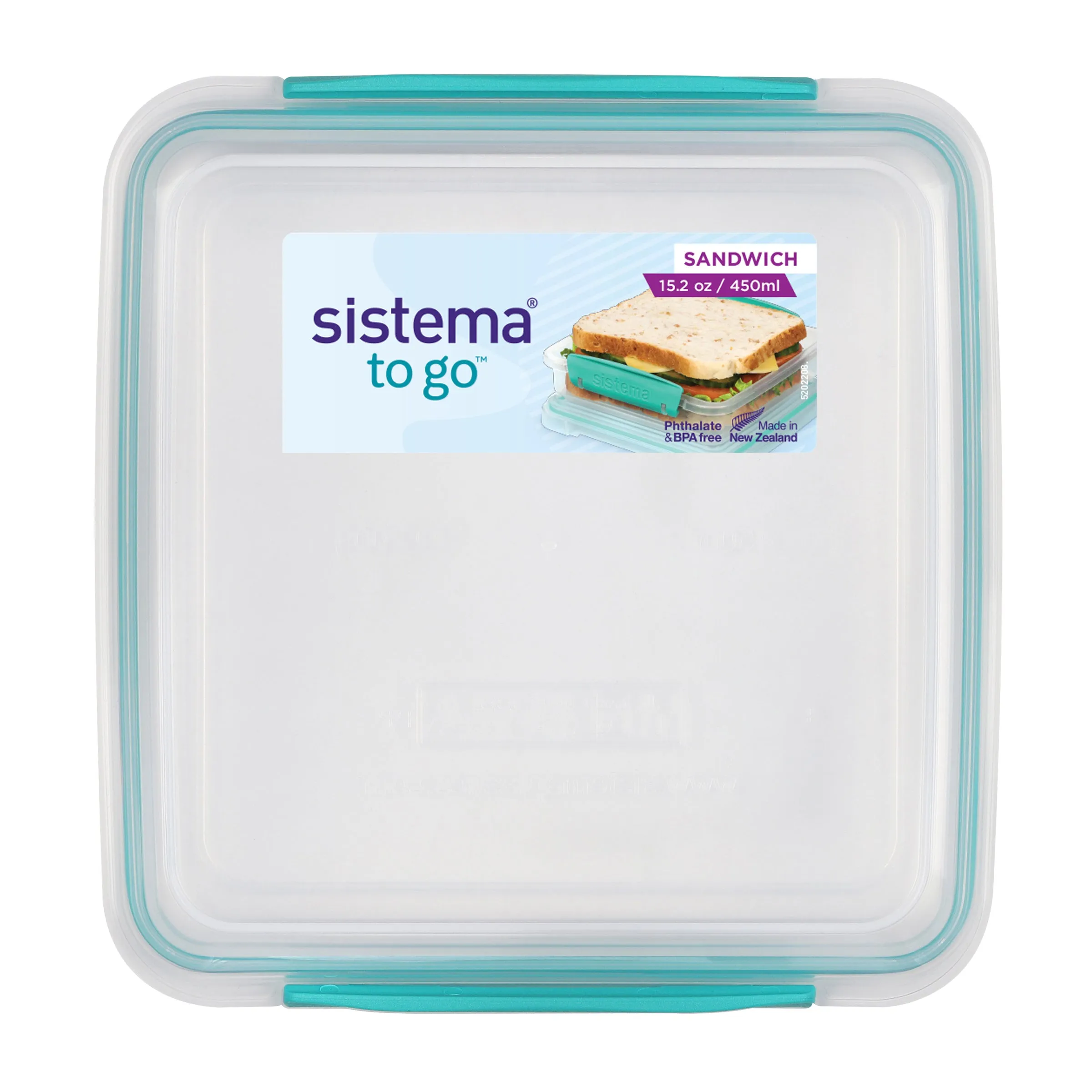 Sistema TO GO™ Sandwich Box Food Container 450ml
