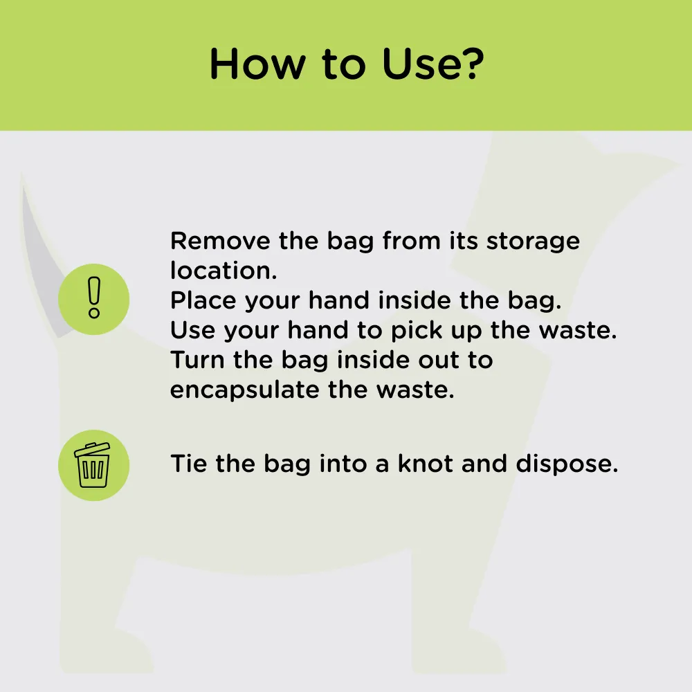 Skatrs Compostable Poop Bags for Dogs and Cats